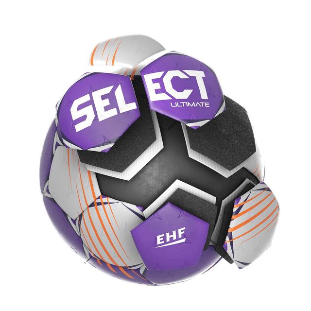 Bola de Handebol Select Ultimate • Cinza e Roxa
